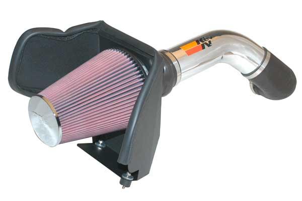 GMC Sierra 2500HD Performance Air Intake - K&N Engineering - 77 Metal Intake - `04-`05